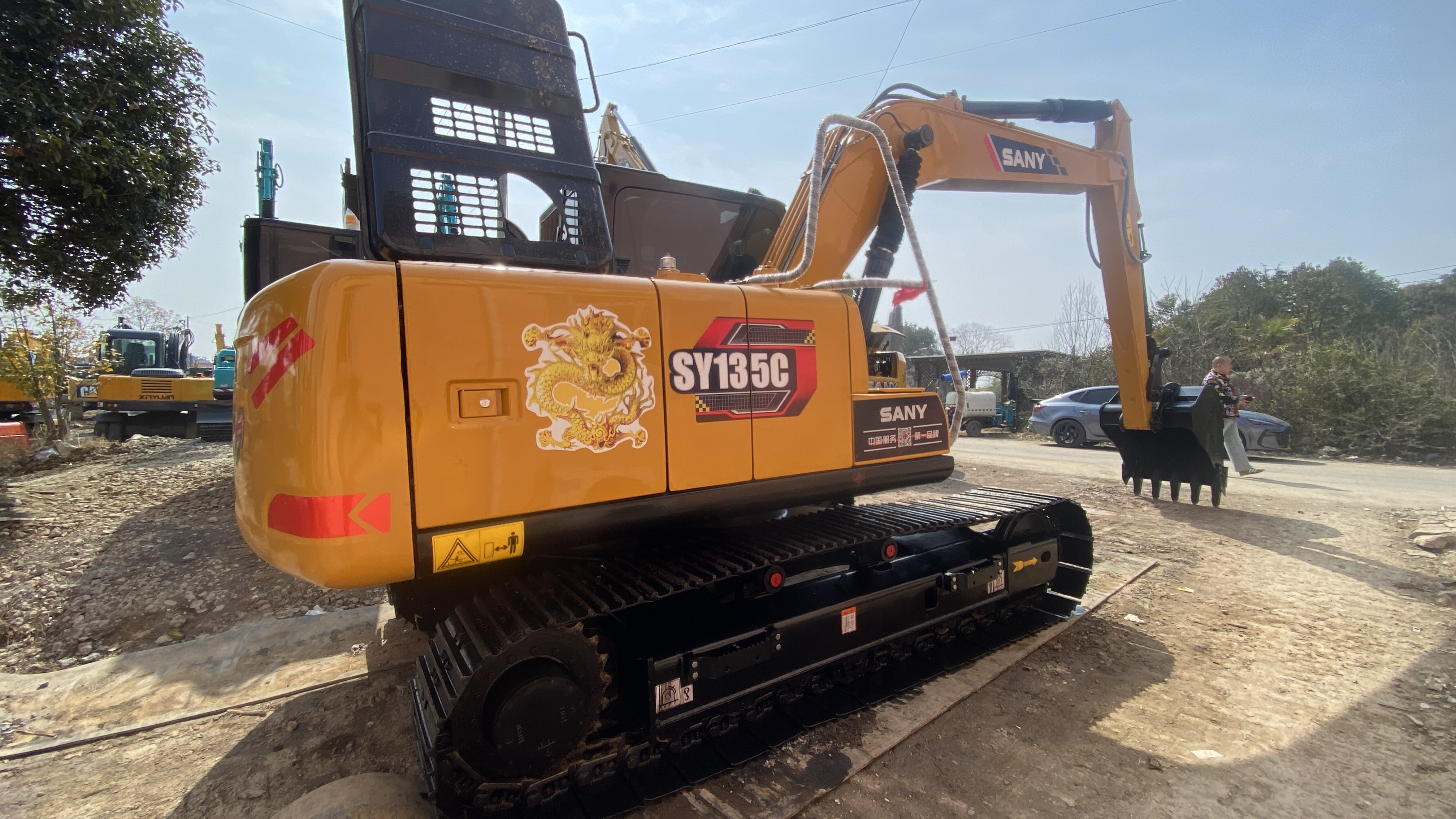 SANY SY135C original used excavator