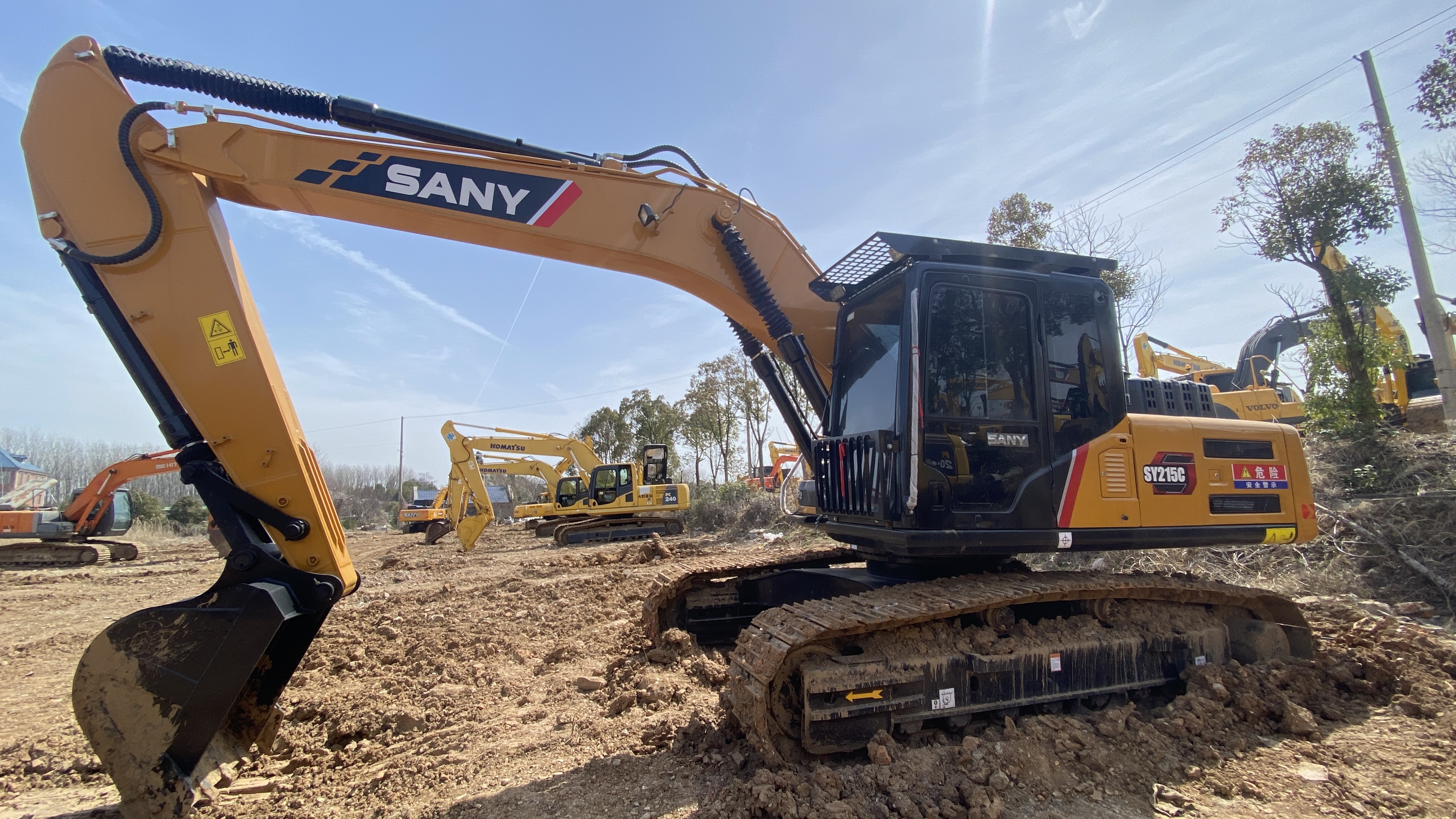 SANY SY215C original used excavator