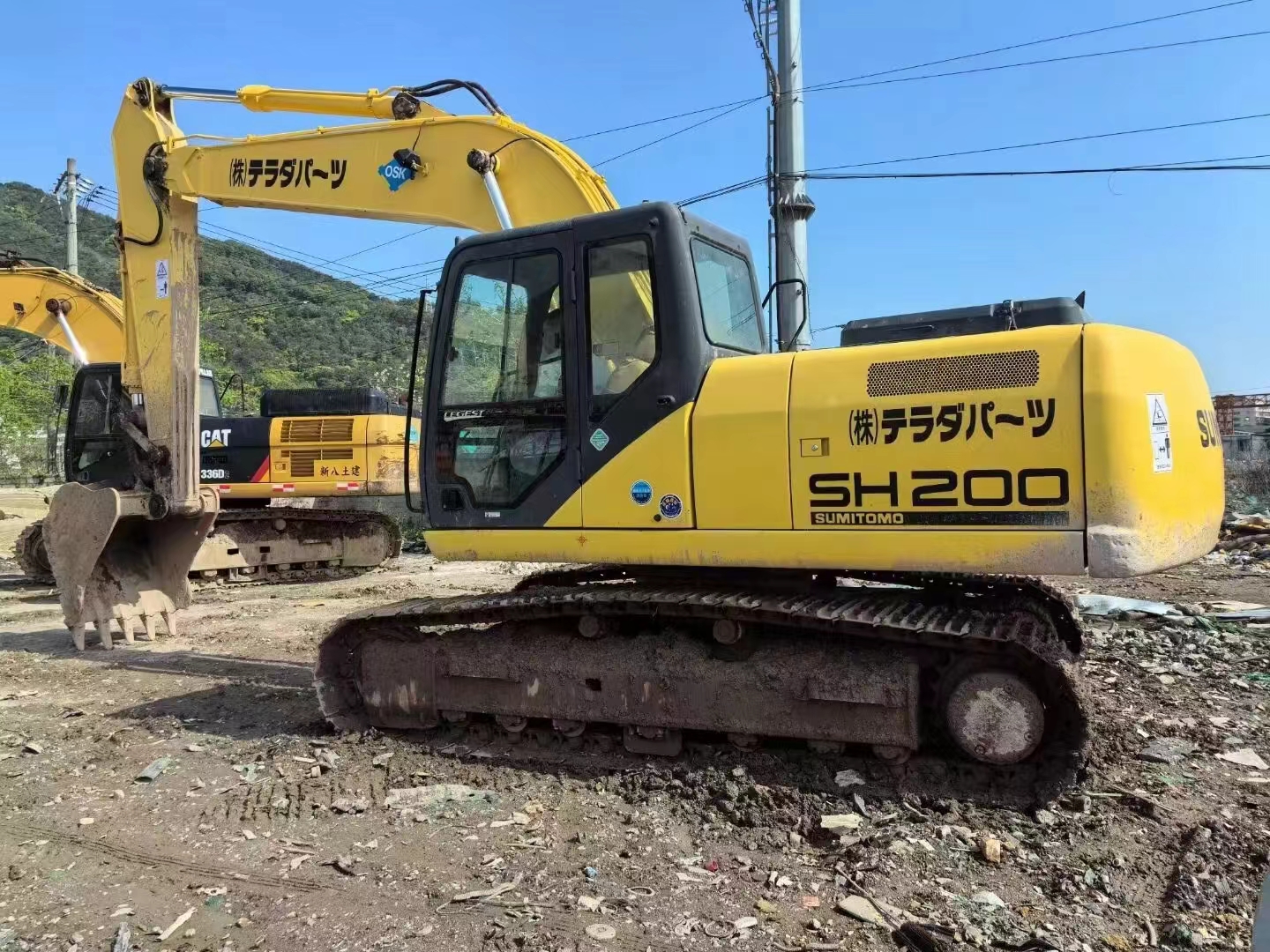 SUMITOMO SH200-5 apan original imported used excavator