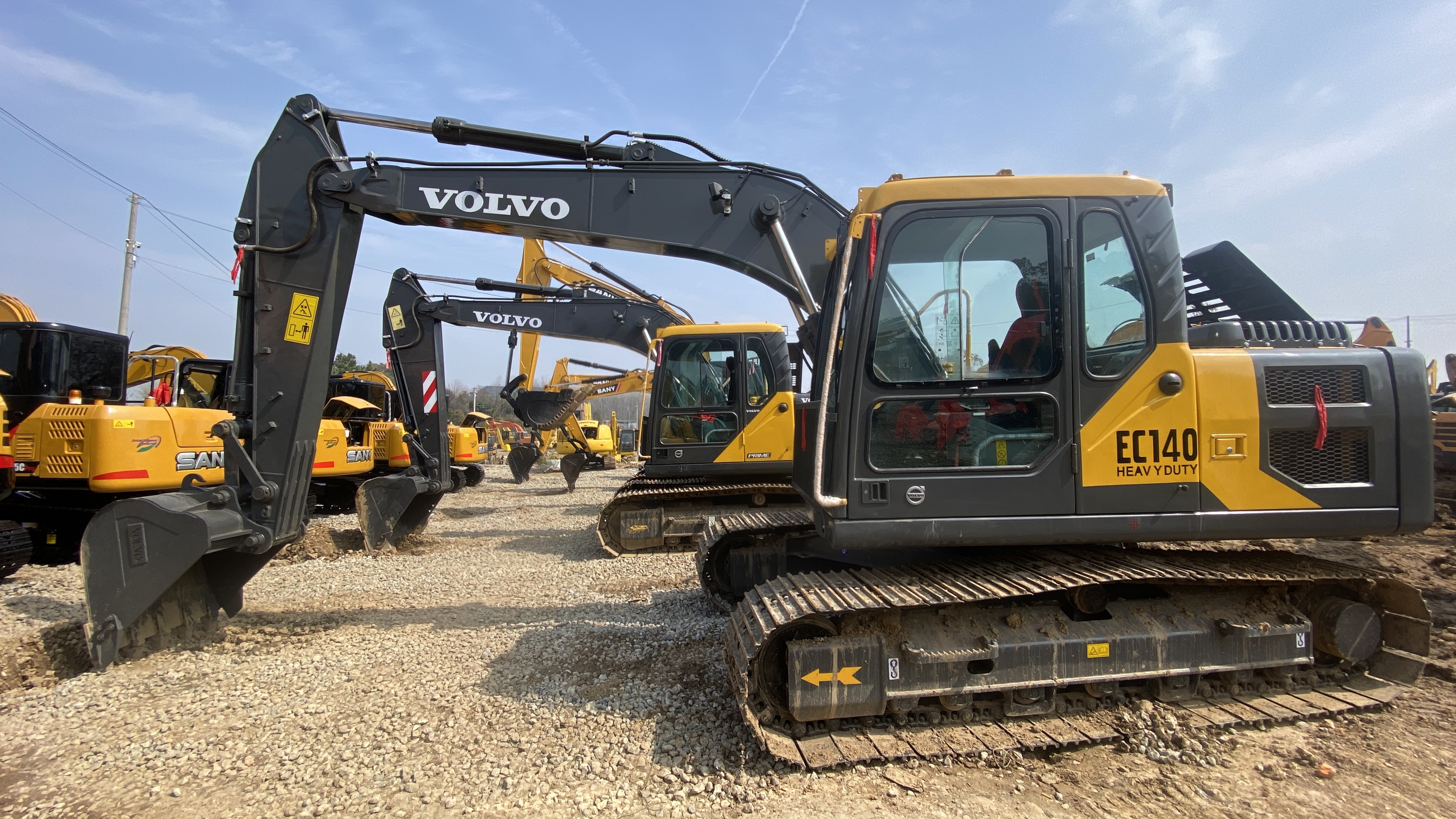 VOLVO EC140 original imported used excavator