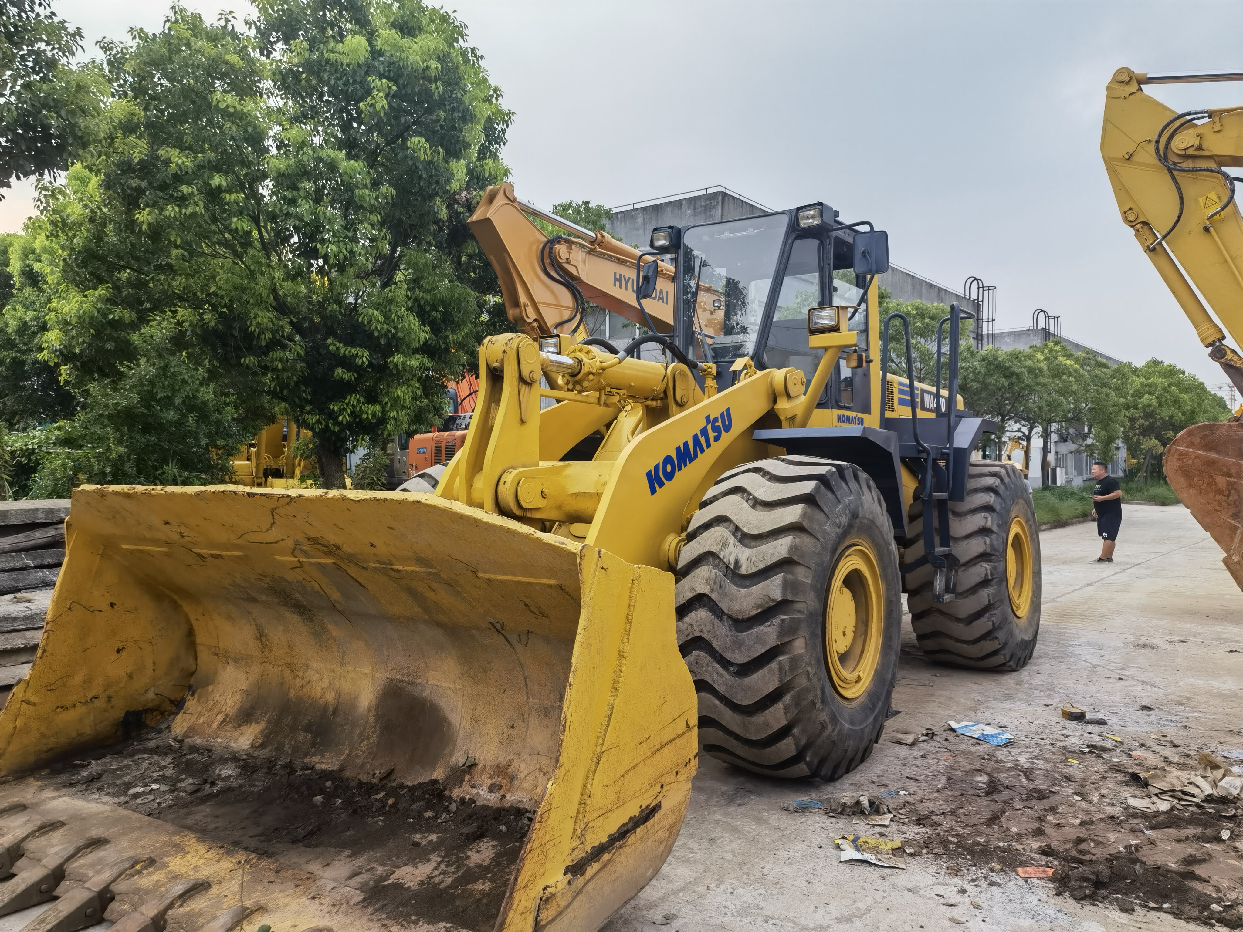 Komatsu WA470 Japan original used loaders