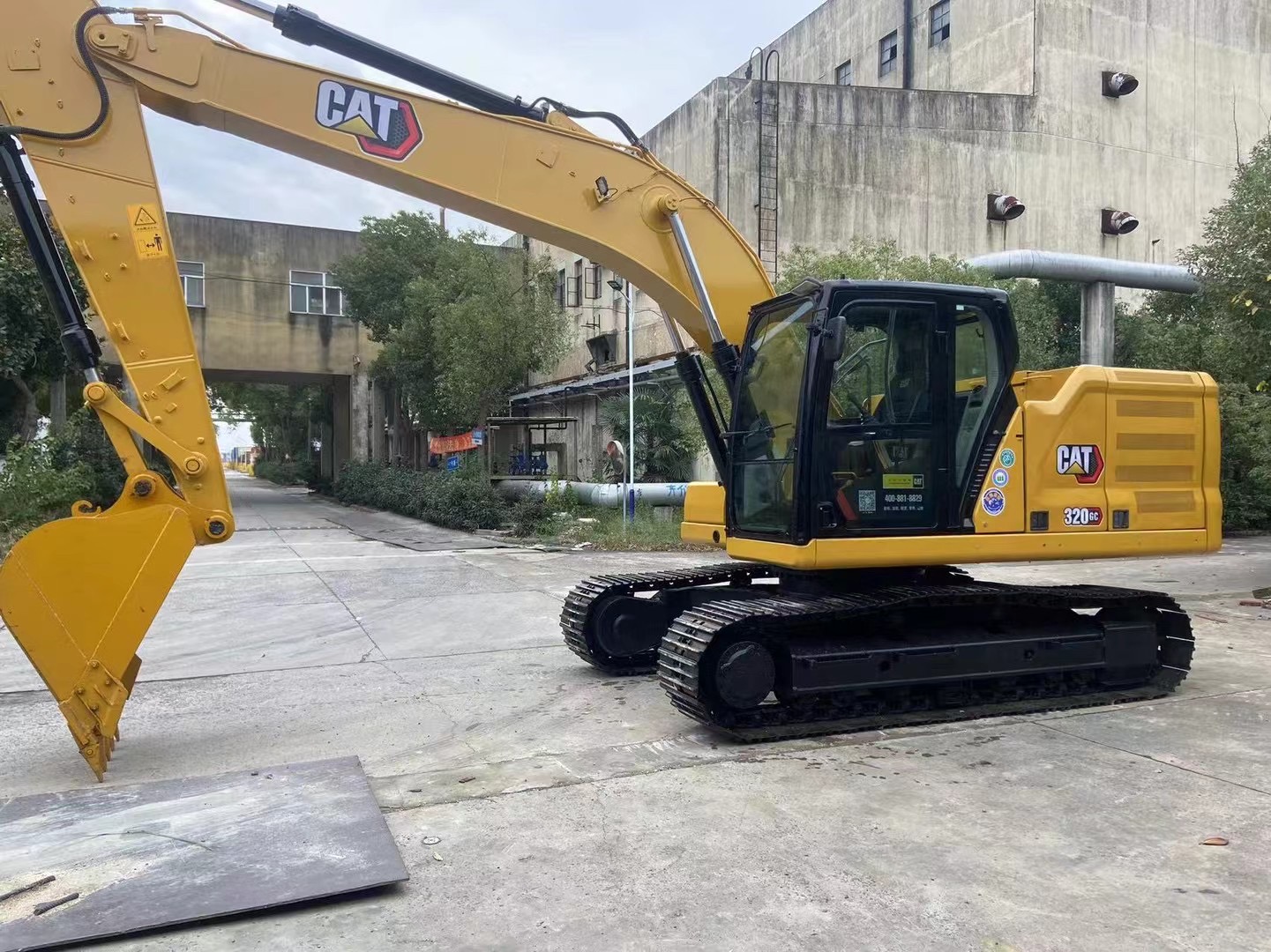 CAT320GC Japan original imported used excavator