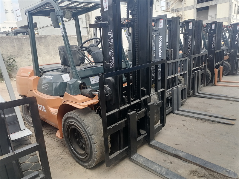 Toyota 5t original used forklift trucks